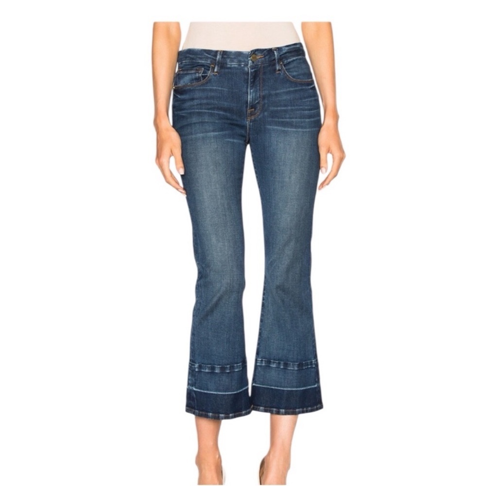 Frame Denim Le Crop Mini Bootcut Atlas Wash SZ 27